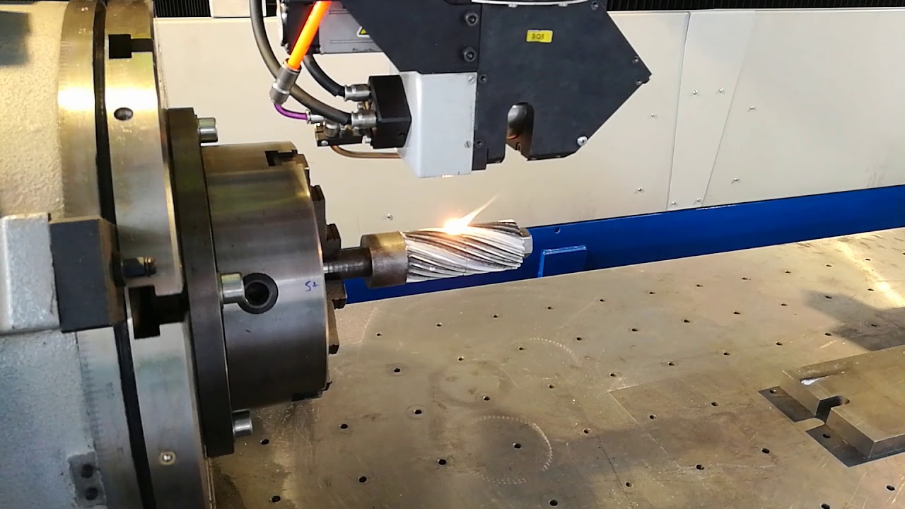 Процесс лазерной закалки металлических изделий 
